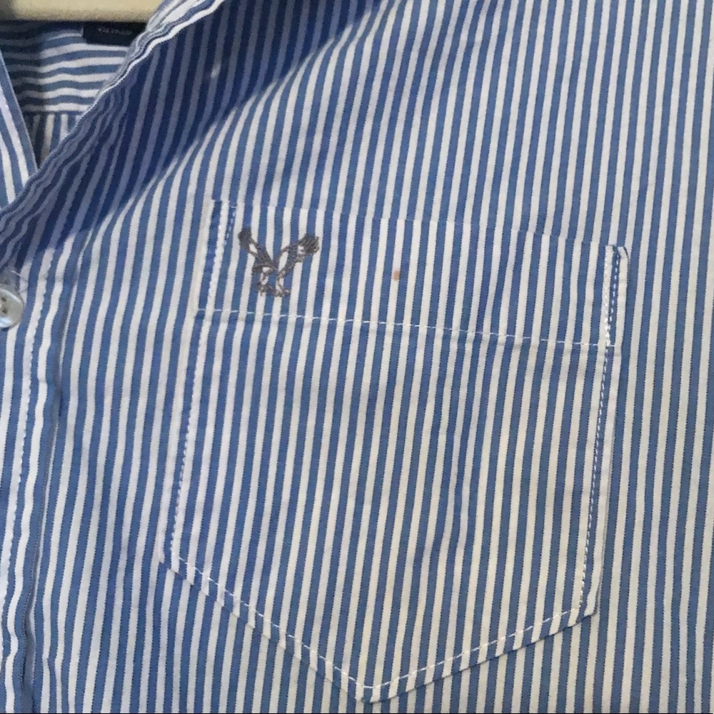 MENS American Eagle Button Up Shirt - Picture 2 of 7